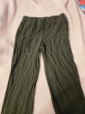 LC Waikiki Olive Green Drawstring Casual Pants